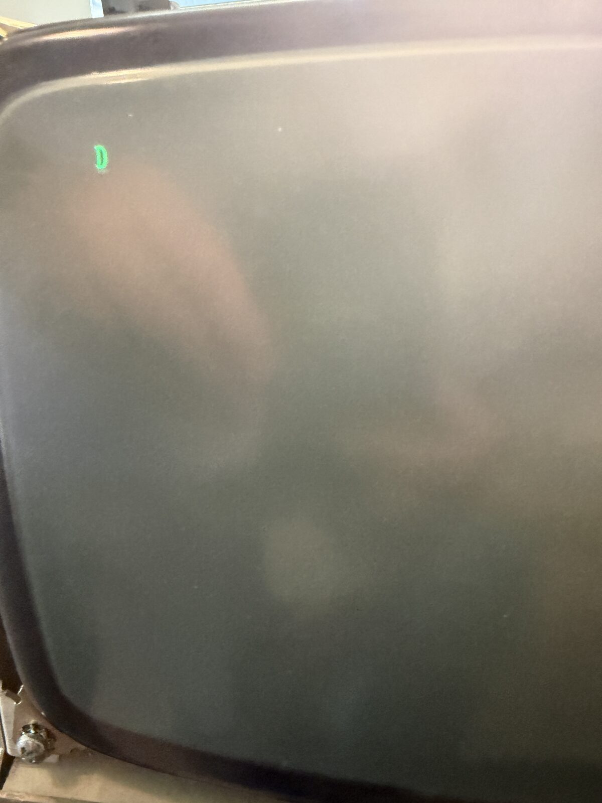 Cordata PPC-400 displaying a single blinking D