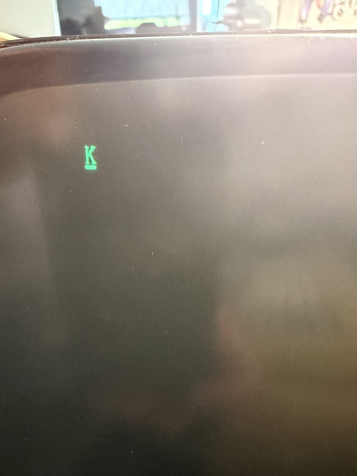 Cordata PPC-400 displaying K diagnostic code