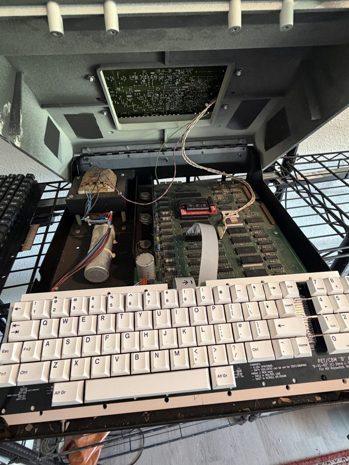 Testing the keyboard